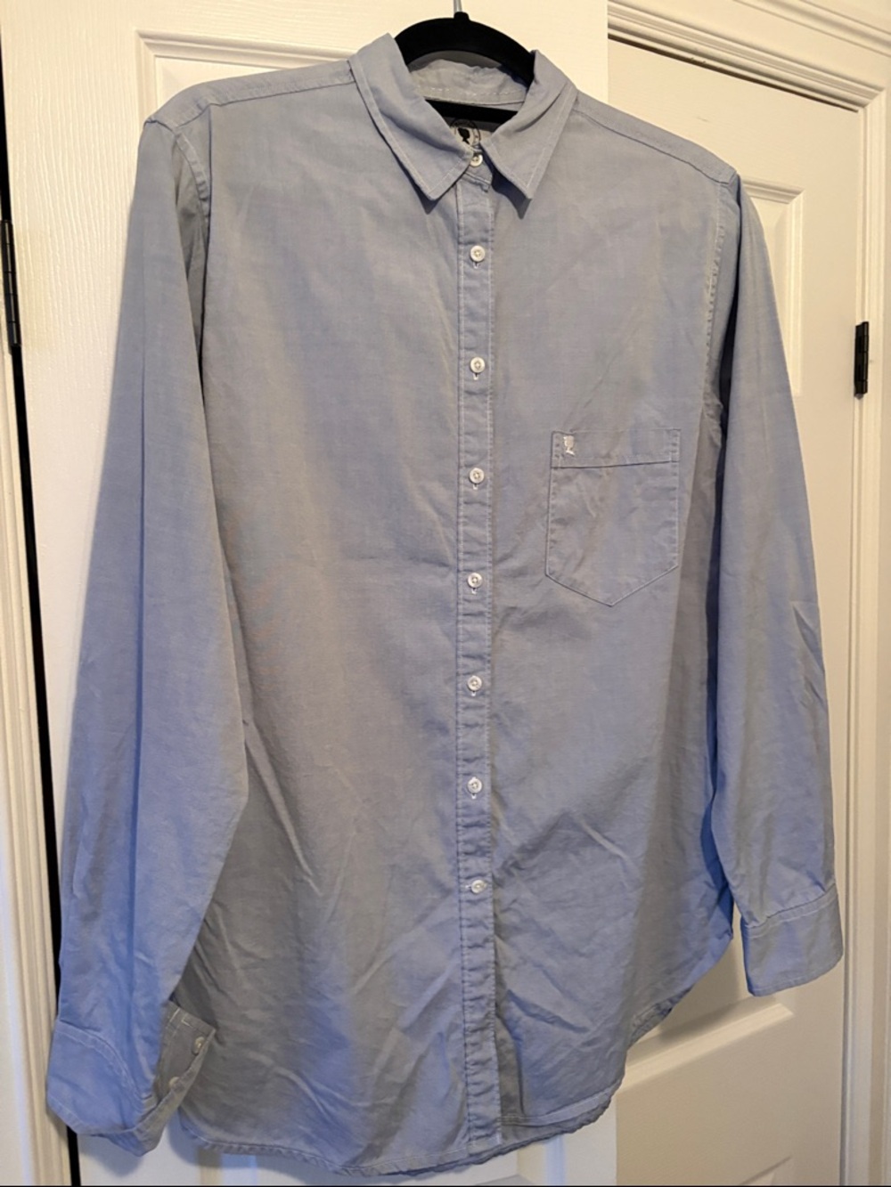 Oxford Light Blue Women's Button-Down Blouse